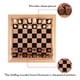 thumbnail image 4 of Juego de Tablero de Ajedrez de Madera ANGGREK Interactivo Para Escuelas Y Reuniones Familiares, 4 of 7