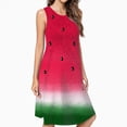 thumbnail image 2 of Watermelon Lovers Dress Loose Women'S Dress Beach Dresses With Pockets Dresses For Womens, 2 of 4