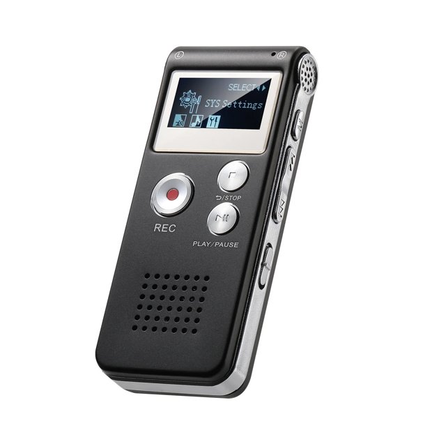 Digital Recorder Activated Recorder Mini Recorder Upgraded Small Recorder with MP3&USB for Lectures ,Portable
