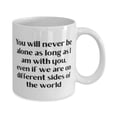 thumbnail image 2 of Perfect Wife, You will never be alone as long as I am with you, even if we are on different, Valentine's Day 11oz Mug For Wife, 2 of 2