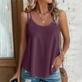 thumbnail image 2 of LIaqionyy Womens Summer Tops 2024 Tank Tops Mesh Loose Sleeveless Camisole Scoop Neck Boho Flowy Shirts, 2 of 6