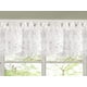thumbnail image 1 of Cortina de cocina Valance Sweet Home Collection Hopewell White, 1 of 1