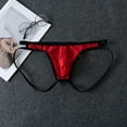 thumbnail image 1 of Men's Underwear Product Category with Breathable Sheer Lace Low Rise Thong Design for Daily Comfort and Mesh Breathability, 1 of 3