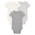 thumbnail image 1 of Pack de 3 bodies Child of Mine para Bebé Unisex 3 piezas con Tejido Rib Gris Talla 3-6 Meses, 1 of 4
