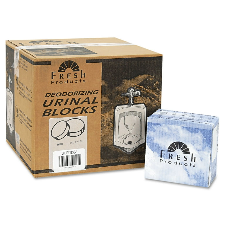 Urinal Deodorizer Blocks, Cherry Scent, 3 oz, Red, 12/Box, 12 Boxes/Carton Urinal Deodorizer Blocks, Cherry Scent, 3 oz, Red, 12/Box, 12 Boxes/Carton