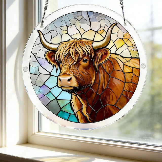 Acrylic Puzzle Colored Window Decoration