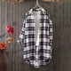 thumbnail image 1 of Ailaofu Women's Fashion Solid Color Casual Button Pocket Large Fur Lapel Long Sleeve Cotton Jacket, 1 of 3