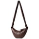thumbnail image 3 of Bolso Mujer Cuero PU Cuerno De Vaca Media Luna Bandolera para Viajes Al Aire Libre Marrón, 3 of 3