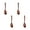 No. 1, variant on hejhncii Handcrafted Nanmu Wooden Spoon Natural Finish Kitchen Utensils for Coffee Soup Dessert