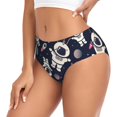 thumbnail image 2 of Fotbe Cartoon Spaceship Calzones Estampados para Mujer – Ropa Interior de Algodón, Cómoda, Suave y Elástica-X-Large, 2 of 6