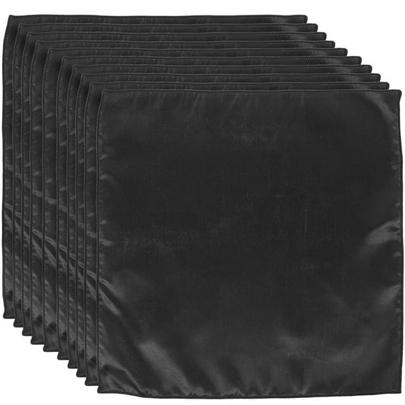 10 sábanas de la mesa de la boda de las servilletas servilletas servilletas de boda de telas de usos múltiples para regalos