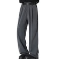 thumbnail image 2 of GSPCLAM Mens Casual Dress Pants Loose Fit Easy Care Pants with Side pockets Lightweight Flat Front Pants for Casual Party, 2 of 5