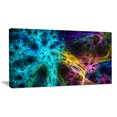 thumbnail image 2 of Glowing Abstract Fireworks - Abstract Canvas Art Print, 2 of 3