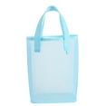 thumbnail image 3 of Ruziyoog Beach Bags Waterproof Sandproof Mesh Beach Bag for Swim Pool Bag Beach Tote Bag Toy Tote Bag Grocery Storage Net Bag Light Bule 6.3X3.94X9.45In, 3 of 7
