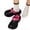 Black and Rose, variant on 1 Pairs Garden Shoes, Unisex Adult, Dual-Purpose Slippers and Sandals,DIY,Soft and wear-Resistant