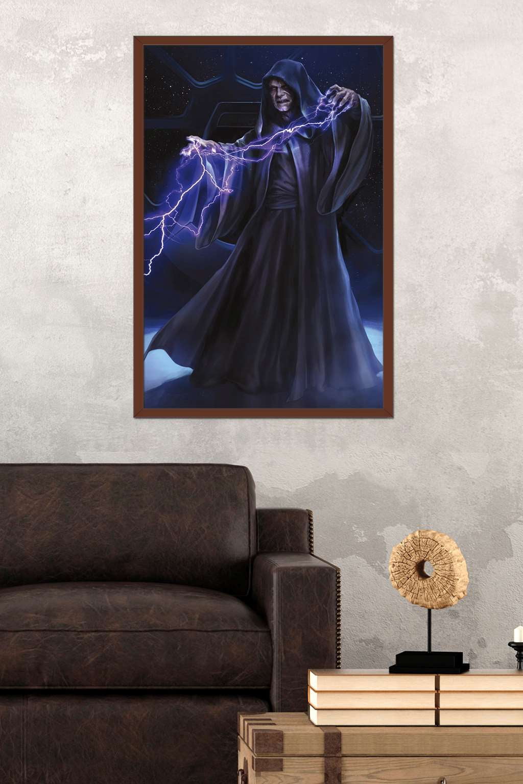 Star Wars: Saga - Emperor Wall Poster, 22.375" x 34", Framed