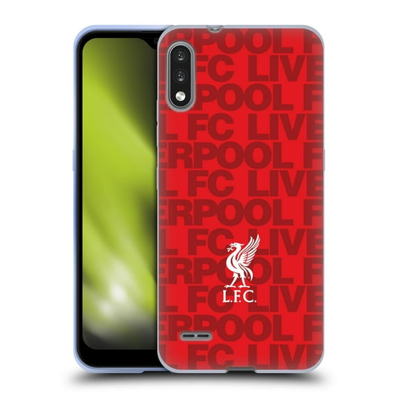 Head Case Designs Officially Licensed Liverpool Football Club Crest & Liverbird Patterns 1 Red Soft Gel Case Compatible With LG LG K22
