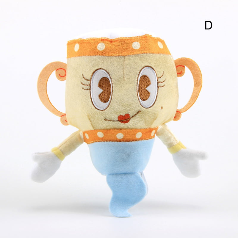28cm 11''Tea cup head Adventure Cuphead King Dice Plush doll toys kids gift