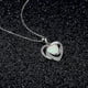 thumbnail image 5 of Collar Romántico Mujer Y Colgante Corazón, Plata, 5 of 5