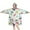 White Cute Dinosaurs, variant on Wearable Oversized Blanket,White Cute Dinosaurs Pattern Wearable Blanket Hoodie for Adults,Cozy Hooded Blankets with Super Pockets,Super Warm Fuzzy Pullover for Women & Men