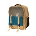 thumbnail image 4 of Mochila portátil para gatos, transpirable, transparente, con ventana de malla, correa para el hombro, bolsa de viaje para perros, mochila Yinane Portador de viaje para gatos, 4 of 8