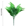 thumbnail image 6 of BCZHQQ 6 Bundles Artificial Boston Fern Plants Fake Boston Ferns Bushes Artificial Shrubs Outdoor Greenery UV Resistant Plants Faux Plastic Plants for Home Garden Indoor Outdoor Decor, 6 of 9