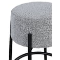 thumbnail image 4 of Meridian Furniture Avalon Grey Boucle Fabric Counter Stool, 4 of 4