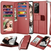 Njjex Galaxy Note 20 Ultra Case (2020), For Samsung Note 20 Ultra 5G Wallet Case, [9 Card Slots] PU Leather ID Credit