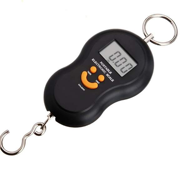 GJX Gram Scale Portable 50kg/5g LCD Digital Fish Hanging Luggage Weight Hook Scale