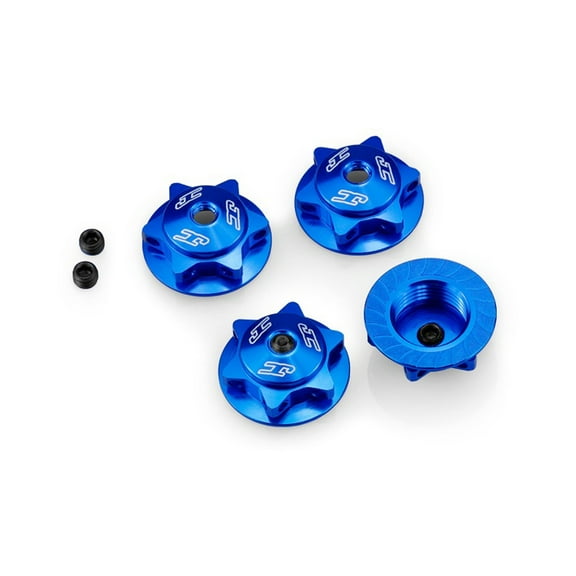 JConcepts Inc. 17mm Finnisher Serrated Magnetic Wheel Nut Blue JCO28901 Electric Car/Truck Option Parts