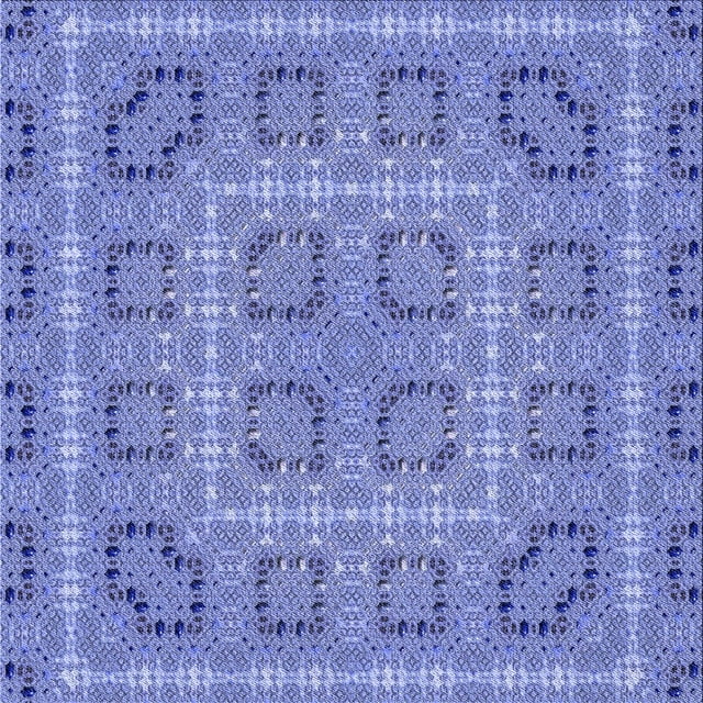 Ahgly Company Tapis d'Intérieur Lavable en Machine Carré Transitionnel Bleu Denim, 6 Pieds Carré