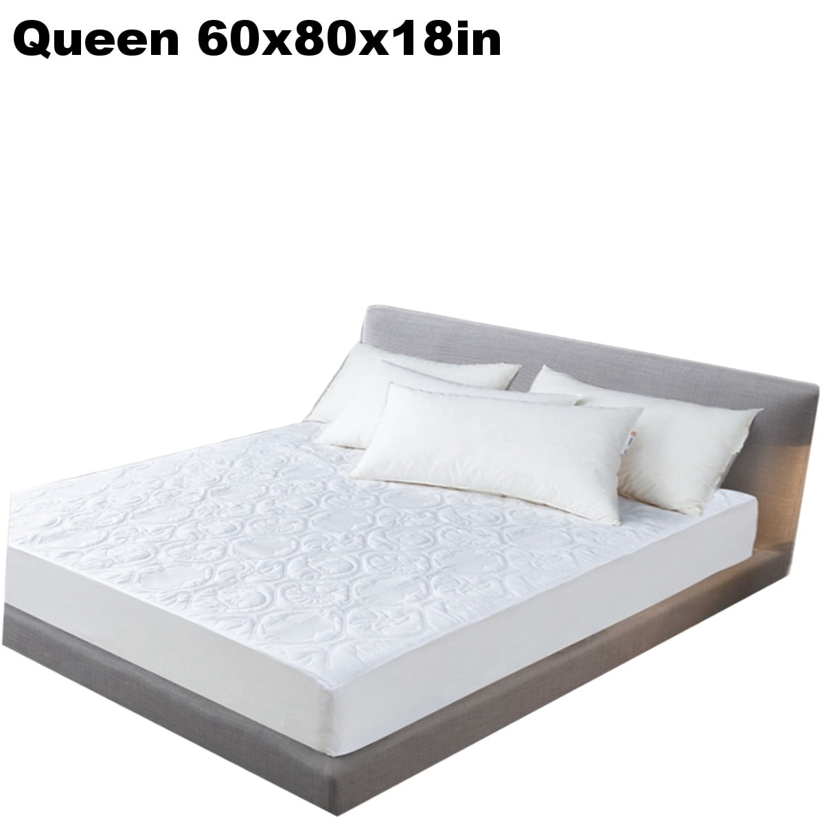 Waterproof Mattress Pad Protector, Bed Bug/Dust Mite Proof and