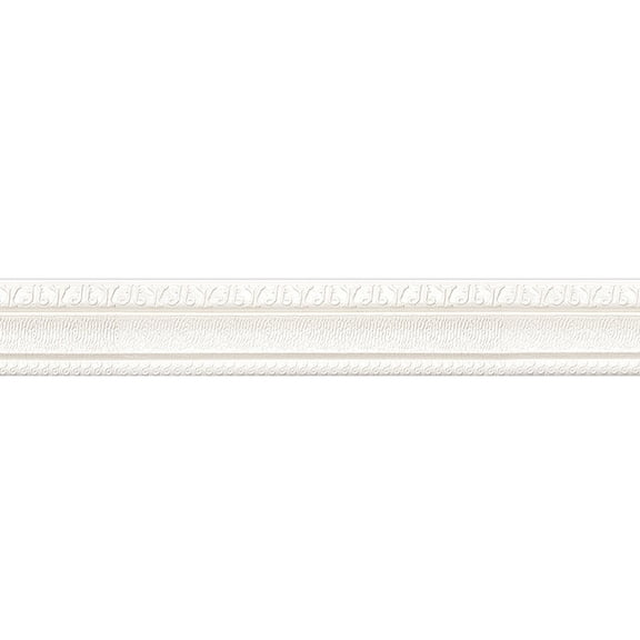 Wallpaper Borders,90" x 3.1" Peel Stick Wallpaper Border,Foam Molding Trim Self Adhesive, Wallpaper Border Flexible, 3D Wall Edging Lines Foam Baseboard, Wall Base Trim for Home DIY(Beige)