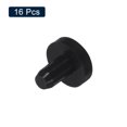 thumbnail image 4 of Uxcell 16 Pieces Black Rubber Stopper, 4mm Plug Holes for 3.5-3.8mm/0.14-0.15" Hole, 4 of 6