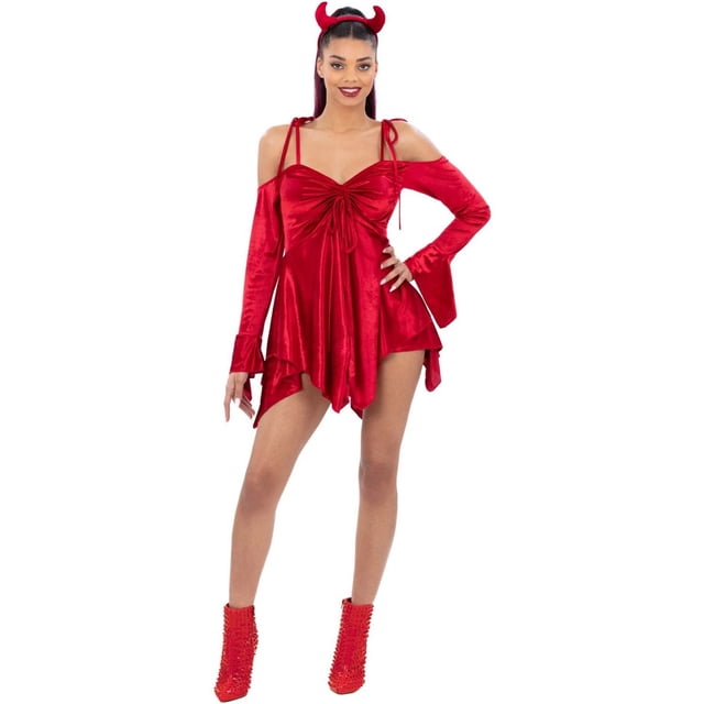 Smiffys Womens Devil Costume Set