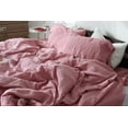 thumbnail image 4 of Pavish Export Cotton Duvet Cover in Dusty Pink Stonewashed Cotton Bedding Set Over Size 120X120", 4 of 4