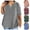 Gray, variant on GERsome Plus Size T Shirt for Women Solid Color V Neck Tees Short Sleeve Loose Fit Summer Casual Tops L-4XL