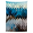 thumbnail image 3 of Ambesonne Winter Tablecloth Rectangular Table Cover, Geometric Game Blurry, 60"x90", Multicolor, 3 of 4