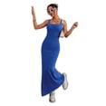 thumbnail image 2 of Women's Ribbed Maxi Tank Dress 95% polyester 5% spandex soft stretchy fabric for everyday wear seasonless versatile, 2 of 13