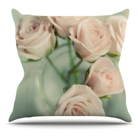 Kess InHouse Cristina Mitchell Romance Blush Indoor/Outdoor Throw Pillow