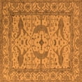 thumbnail image 1 of Ahgly Company Indoor Square Oriental Orange Industrial Area Rugs, 3' Square, 1 of 4