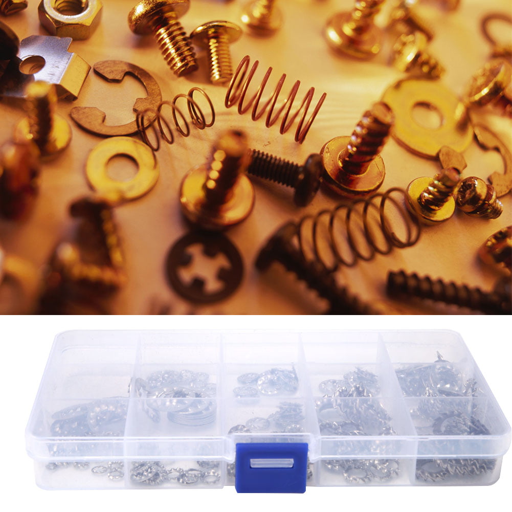 240 Pcs Star Washer 304 Stainless Steel Universal Tooth Lock Washer Set Stable 