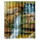 EREHome Rideau de Douche en Casca Tissu Polyester Salle de Bain Rideau Décoratif Taille 60x72 Pouces – image 1 sur 1