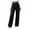 Dark Gray, variant on cocolona Womens Plus Size High Waist Jean Pants Elastic Waist Straight Wide Leg Denim Pants with Pockets