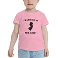thumbnail image 2 of I'm A Big Deal in New Jersey Cute Toddler T Shirts for Boys Girls (Pink, 2T), 2 of 5