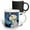 Multicolor, variant on 3drose, White Labrador Portrait in Post-impressionism Style, 11oz Two-tone Blue Mug