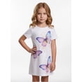 thumbnail image 2 of Comfortable Everyday Short Sleeve Summer Dress for Girls Comfort-Fit Casual Dress Round Neck Junior Girls Age 7-13, 2 of 6