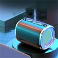 thumbnail image 4 of Weloille Intelligent Bluetooth Speaker Bluetooth Small Speakerhigh Sound Quality High Volume Car Mounted Household Card Insertion Subwoofer for Home, Cycling, Outdoor, Beach, 4 of 4