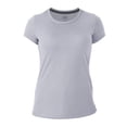 thumbnail image 1 of Playera Fruit Of The Loom para Mujer, Cuello Redondo Manga Corta Gris Jaspe Claro Talla  G, 1 of 4