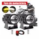 thumbnail image 2 of Par Faros Luces Led Para Motos Auto Doble Color Impermeable, 2 of 5